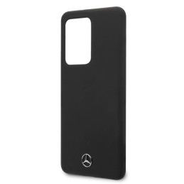 Mercedes Silicone Line dėklas Samsung Galaxy S20 Ultra - juodas