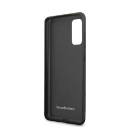 Mercedes Wood Line Walnut dėklas Samsung Galaxy S20 - rudas