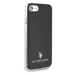 JAV Polo Assn byla Blizgus, skirtas iPhone 7 / 8 / SE 2020 / SE 2022 - juodas