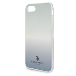 JAV Polo Assn byla Gradiento raštų kolekcija, skirta iPhone 7 / 8 / SE 2020 / SE 2022 – mėlyna