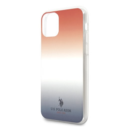 JAV Polo Assn byla Gradiento raštų kolekcija, skirta iPhone 11 Pro – raudona ir mėlyna