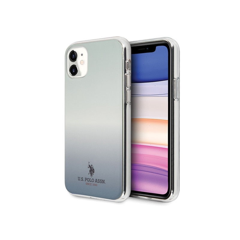 JAV Polo Assn byla Gradiento raštų kolekcija, skirta iPhone 11 – mėlyna