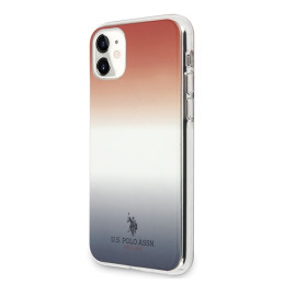 JAV Polo Assn byla Gradiento raštų kolekcija, skirta iPhone 11 – raudona ir mėlyna