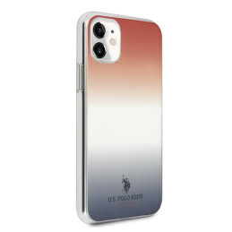 JAV Polo Assn byla Gradiento raštų kolekcija, skirta iPhone 11 – raudona ir mėlyna