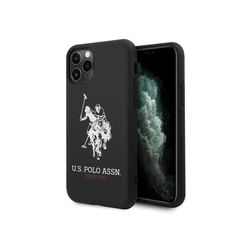 JAV Polo Assn byla Silikono kolekcija, skirta iPhone 11 Pro Max – juoda silikono kolekcija