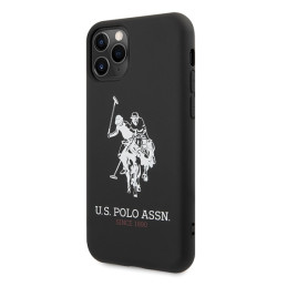 JAV Polo Assn byla Silikono kolekcija, skirta iPhone 11 Pro Max – juoda silikono kolekcija