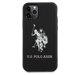 JAV Polo Assn byla Silikono kolekcija, skirta iPhone 11 Pro Max – juoda silikono kolekcija