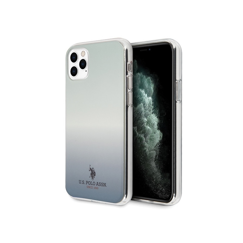 JAV Polo Assn byla Gradiento raštų kolekcija, skirta iPhone 11 Pro Max – mėlyna