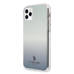 JAV Polo Assn byla Gradiento raštų kolekcija, skirta iPhone 11 Pro Max – mėlyna
