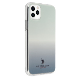 JAV Polo Assn byla Gradiento raštų kolekcija, skirta iPhone 11 Pro Max – mėlyna