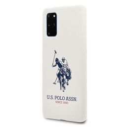 JAV Polo Assn byla Silikono kolekcija, skirta Samsung Galaxy S20+ - balta