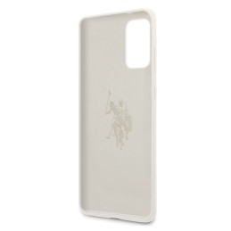 JAV Polo Assn byla Silikono kolekcija, skirta Samsung Galaxy S20+ - balta