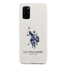 JAV Polo Assn byla Silikono kolekcija, skirta Samsung Galaxy S20+ - balta