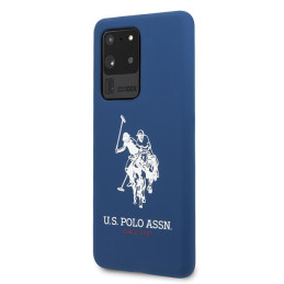 JAV Polo Assn byla Silikono kolekcija, skirta Samsung Galaxy S20 Ultra – tamsiai mėlyna