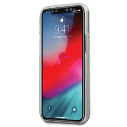 Guess Metallic Collection dėklas iPhone 12 mini - juodas