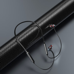 „Dudao“ sportinės belaidės „Bluetooth 5.0“ kaklo ausinės pilkos spalvos (U5H-Grey)