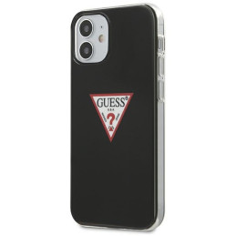 Guess Triangle Collection dėklas iPhone 12 mini - juodas