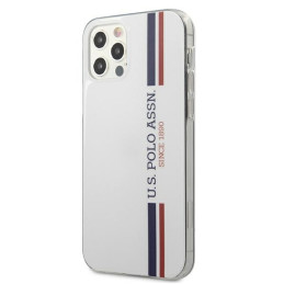 JAV Polo Assn byla Trispalvė kolekcija iPhone 12 Pro Max – balta