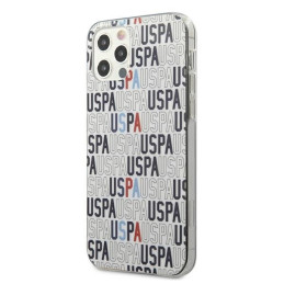 JAV Polo Assn byla Mania Collection logotipas iPhone 12 / iPhone 12 Pro - baltas
