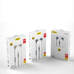 Dudao į ausis įdedamos ausinės, ausinės su nuotolinio valdymo pultu ir mikrofonu 3,5 mm mini lizdas mėlynas (X13S)