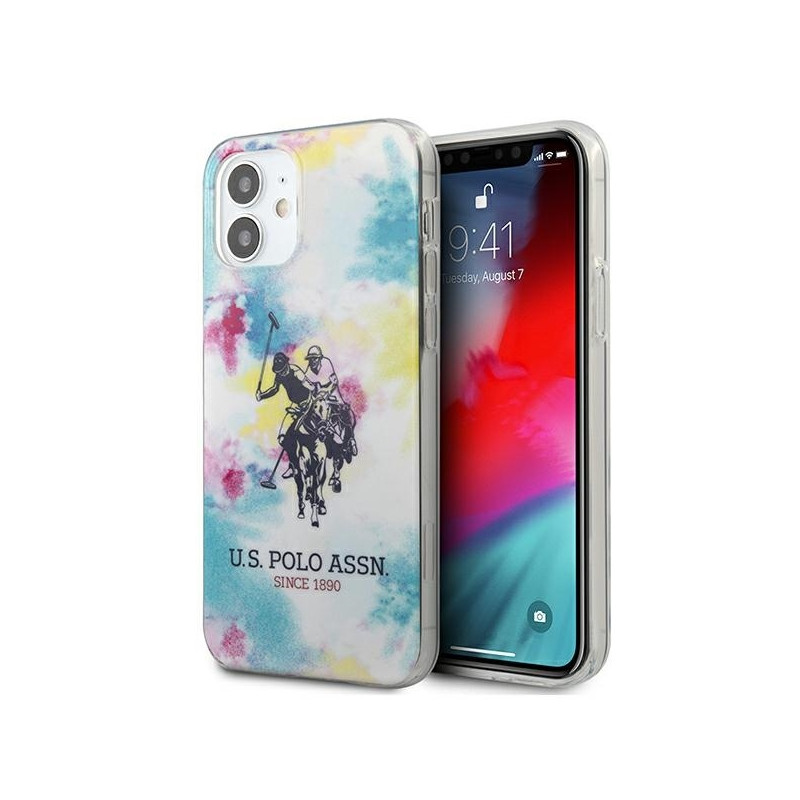 JAV Polo Assn byla Tie & Dye kolekcija iPhone 12 mini - įvairiaspalvė