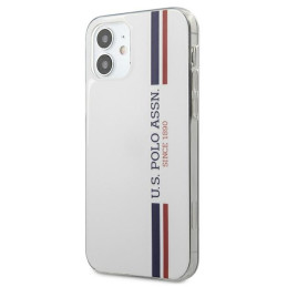 JAV Polo Assn byla Trispalvė kolekcija iPhone 12 mini - balta