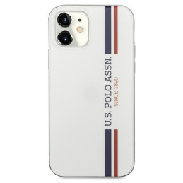 JAV Polo Assn byla Trispalvė kolekcija iPhone 12 mini - balta