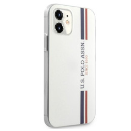 JAV Polo Assn byla Trispalvė kolekcija iPhone 12 mini - balta