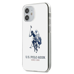JAV Polo Assn byla Shiny Big Logo iPhone 12 mini - balta