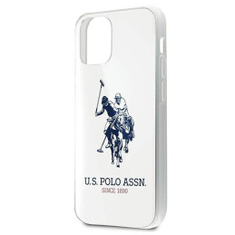 JAV Polo Assn byla Shiny Big Logo iPhone 12 mini - balta