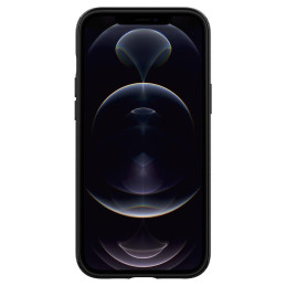 Spigen Mag Armor dėklas, skirtas iPhone 12 / iPhone 12 Pro - matinė juoda