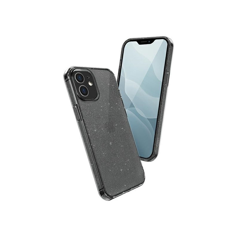 Uniq LifePro Tinsel dėklas iPhone 12 mini - juodas