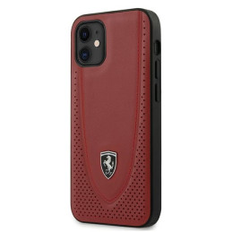 Ferrari Off Track Perforuotas dėklas iPhone 12 mini - raudonas