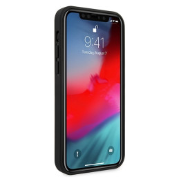 Guess Saffiano dėklas iPhone 12 Pro Max - raudonas