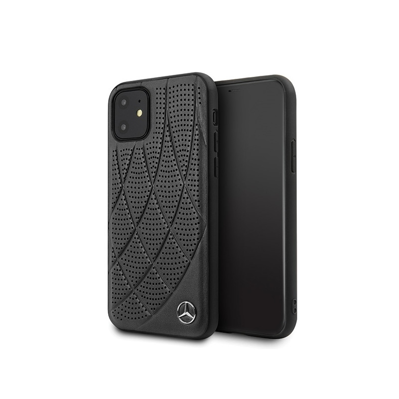 Mercedes Bow Line dėklas iPhone 12 mini - juodas