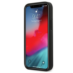 Mercedes Wave Line dėklas iPhone 12 mini - juodas