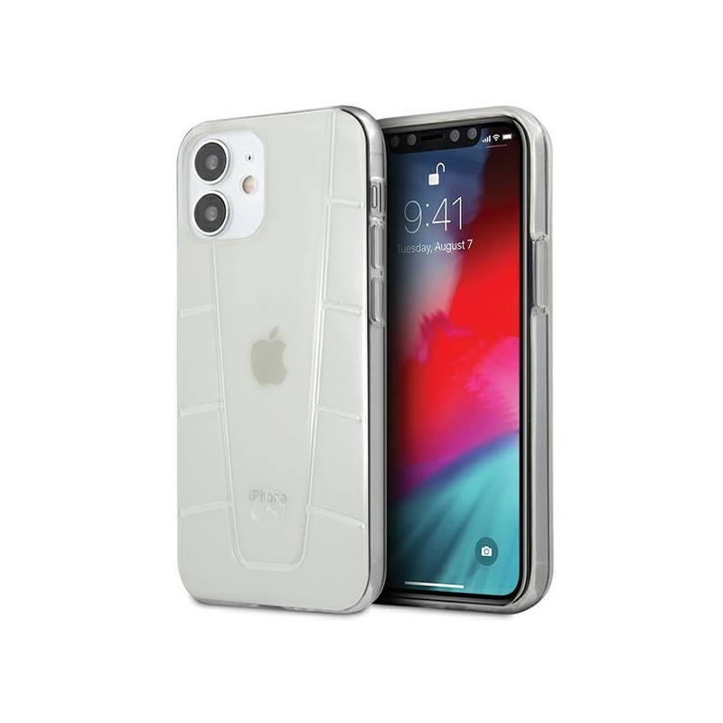 Mercedes Line dėklas iPhone 12 mini - skaidrus