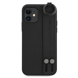 Mercedes Strap Line dėklas iPhone 12 mini - juodas