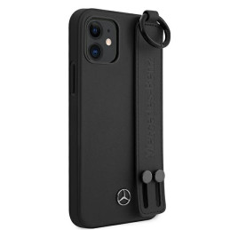 Mercedes Strap Line dėklas iPhone 12 mini - juodas