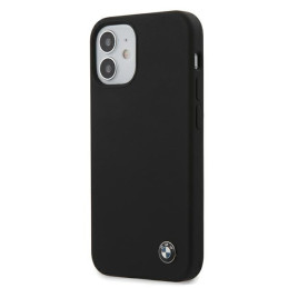 BMW Silicone Signature dėklas iPhone 12 mini - juodas