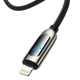Baseus CATLSK-A01 Lightning – USB-C PD 20W 480Mb/ s 2m laidas – juodas