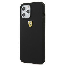 Ferrari On Track silikoninis dėklas iPhone 12 Pro Max - juodas