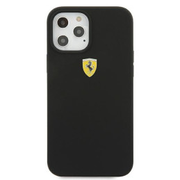 Ferrari On Track silikoninis dėklas iPhone 12 Pro Max - juodas