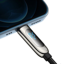 Baseus CATLSK-A01 Lightning – USB-C PD 20W 480Mb/ s 2m laidas – juodas