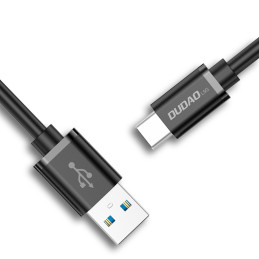 „Dudao“ kabelis USB – C tipo USB itin greitas įkrovimas 1 m juodas (L5G-juodas)