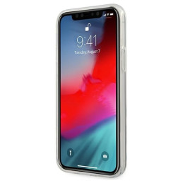 Guess 4G 3D Pattern Collection dėklas, skirtas iPhone 12 / iPhone 12 Pro - skaidrus