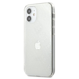 Guess 4G 3D Pattern Collection dėklas iPhone 12 mini - skaidrus