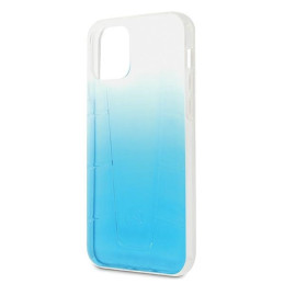 Mercedes Transparent Line dėklas iPhone 12 / iPhone 12 Pro - mėlynas