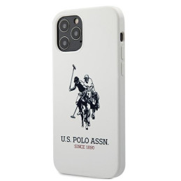 JAV Polo Assn byla Silikono kolekcija iPhone 12 Pro Max - balta