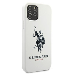 JAV Polo Assn byla Silikono kolekcija iPhone 12 Pro Max - balta